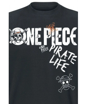 Чоловіча чорна футболка «Pirate Life»