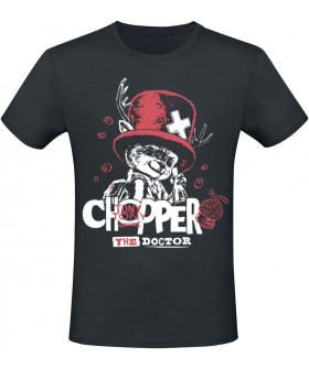 Чоловіча чорна футболка «Tony Tony Chopper - The Doctor»