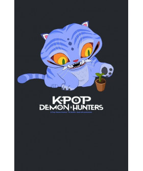 Чоловіча чорна футболка «Derpy Tiger»
