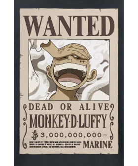 Чоловіча чорна футболка «Monkey D. Luffy»