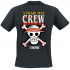 Чоловіча чорна футболка «Straw Hat Crew»