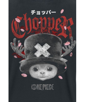 Чоловіча чорна футболка «One Piece - Tony Tony Chopper»