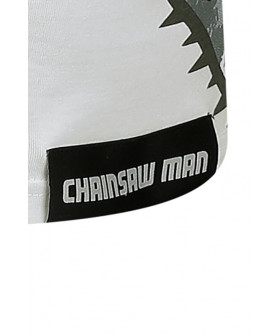 Чоловіча біла футболка «Chainsaw Man»