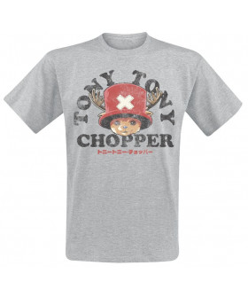 Чоловіча сіра футболка «One Piece - Tony Tony Chopper»