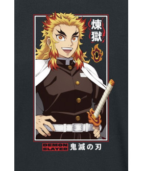 Чоловіча чорна футболка «Rengoku»
