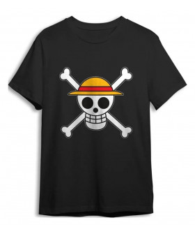 Чоловіча чорна футболка «One Piece Skull Black»