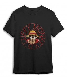 Чоловіча чорна футболка «One Piece Monkey D. Luffy Black»