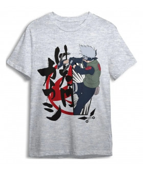 Чоловіча сіра футболка «Naruto Kakashi Grey»