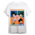 Чоловіча біла футболка «Dragon Ball Super Goku, Goten, Trunks, Vegeta White»