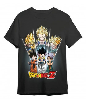 Чоловіча чорна футболка «Dragon Ball Gotrunks Black»
