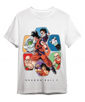 Чоловіча біла футболка «Dragon Ball Friends White»