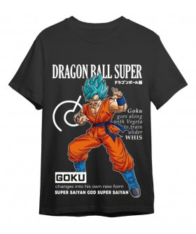 Чоловіча чорна футболка «Dragon Ball Super Goku Training Black»