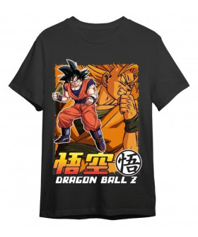 Чоловіча чорна футболка «Dragon Ball Z Goku & Super Saiyan Black»