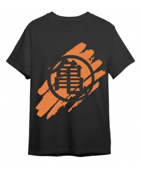 Чоловіча чорна футболка «Dragon Ball Logo Kame Black»
