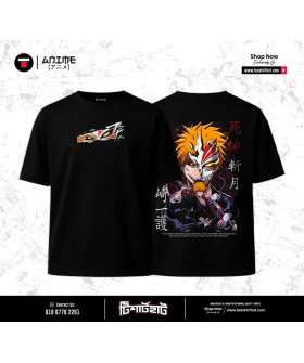 Чоловіча оверсайз-футболка Bleach «Ichigo Kurosaki Hollow Form»