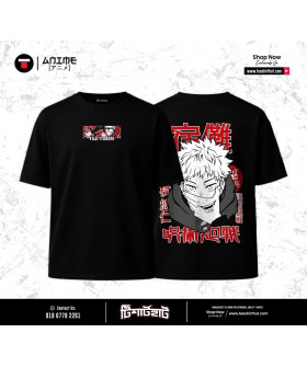 Чоловіча оверсайз-футболка Jujutsu Kaisen «Yuji Itadori»