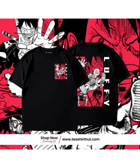 Чоловіча оверсайз-футболка One Piece «Monkey D. Luffy»