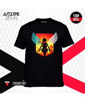 Чоловіча футболка Mikasa Ackerman Wings Of Freedom AOT