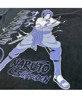 Унісекс футболка «Naruto Shippuden — Sasuke Monochrome»
