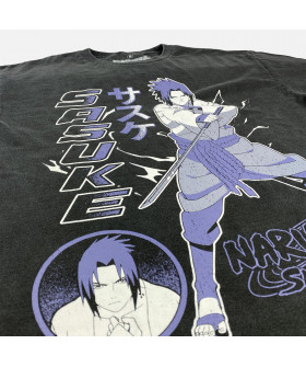 Унісекс футболка «Naruto Shippuden — Sasuke Monochrome»