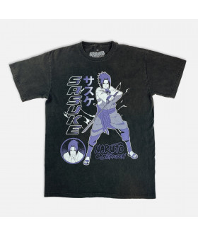 Унісекс футболка «Naruto Shippuden — Sasuke Monochrome»