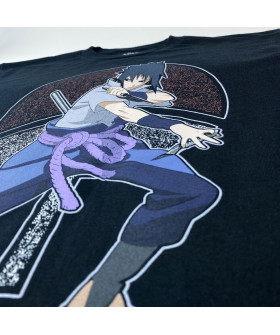 Унісекс футболка «Naruto Shippuden — Sasuke Uchiha Clan Symbol»