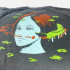 Унісекс футболка «Junji Ito — Slug Girl Tombstone Town»