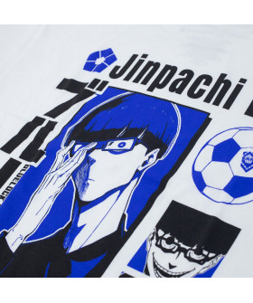 Футболка Синій з принтом «BLUELOCK — Jinpache Ego»