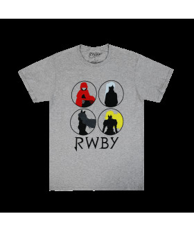 Унісекс футболка «RWBY — Silhouettes In Circles»