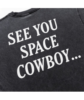 Чоловіча оверсайз-футболка «Crunchyroll x Logic x Cowboy Bebop — See You Space Cowboy»