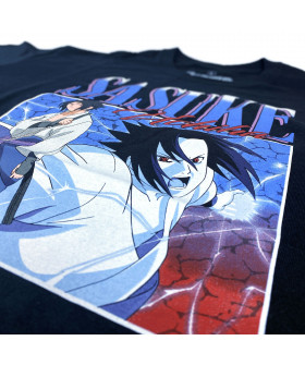 Унісекс футболка «Naruto Shippuden — Sasuke Uchiha '90s»