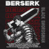 Чорна чоловіча футболка з аніме-принтом «мечник із Berserk»