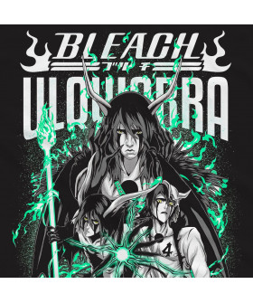 Чорна чоловіча футболка з аніме-принтом «Улькіорра Шиффер з аніме Bleach»