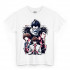 Біла чоловіча футболка з аніме-принтом «Рюк з Death Note у стилі Elle Light»