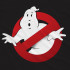 Чорна чоловіча футболка з аніме-принтом «Принт з героями Ghostbusters спереду і ззаду»