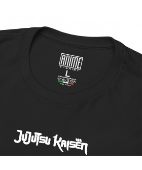 Чорна чоловіча футболка з аніме-принтом «Ітадорі та Сукуна з аніме Jujutsu Kaisen»