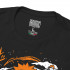 Чорна чоловіча футболка з аніме-принтом «Мурал з Наруто»