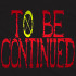 Чорна чоловіча футболка з аніме-принтом «Напис To be Continued з аніме One Piece»