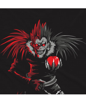 Чорна чоловіча футболка з аніме-принтом «T-shirt Death Note - Ryuk»