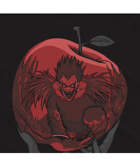 Чорна чоловіча футболка з аніме-принтом «T-shirt Death Note - Mela»