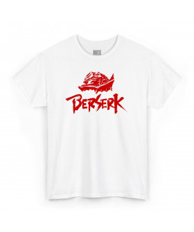 Біла чоловіча футболка з аніме-принтом «T-shirt Berserk - Logo»