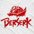 Біла чоловіча футболка з аніме-принтом «T-shirt Berserk - Logo»