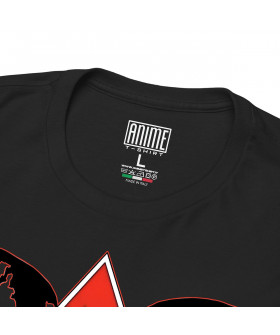 Чорна чоловіча футболка з аніме-принтом «T-shirt Black Clover - Asta e Liebe»