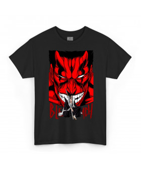 Чорна чоловіча футболка з аніме-принтом «T-shirt Bleach - Kenpachi»