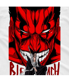 Чорна чоловіча футболка з аніме-принтом «T-shirt Bleach - Kenpachi»