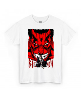Біла чоловіча футболка з аніме-принтом «T-shirt Bleach - Kenpachi»