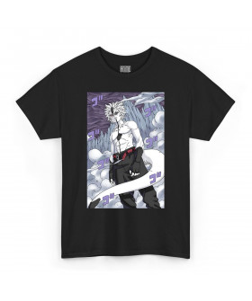Чорна чоловіча футболка з аніме-принтом «T-shirt Boruto - Otsutsuki»