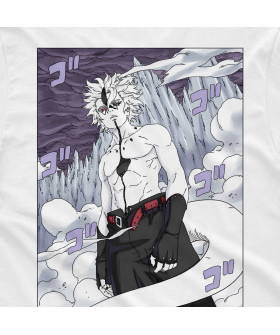 Біла чоловіча футболка з аніме-принтом «T-shirt Boruto - Otsutsuki»