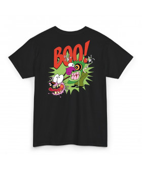 Чорна чоловіча футболка з аніме-принтом «T-shirt Cartoon Network - BOO!»
