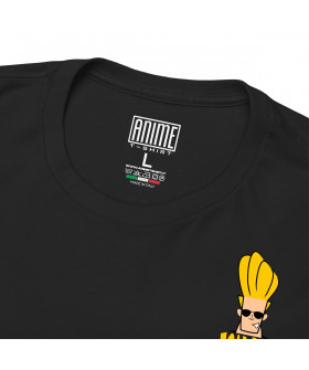 Чорна чоловіча футболка з аніме-принтом «T-shirt Cartoon Network - Hey Mama»
